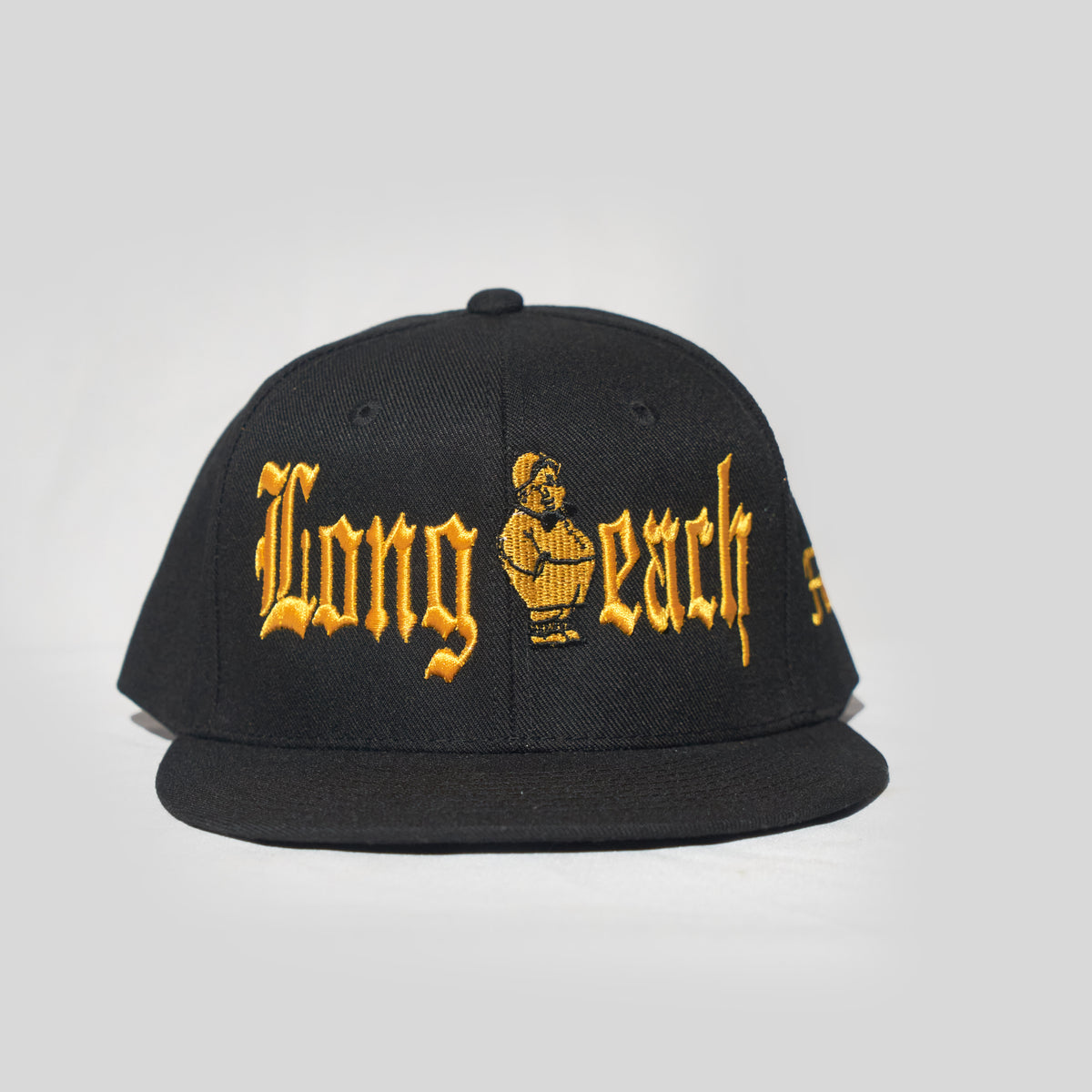 Long Beach Hat in Black and Gold
