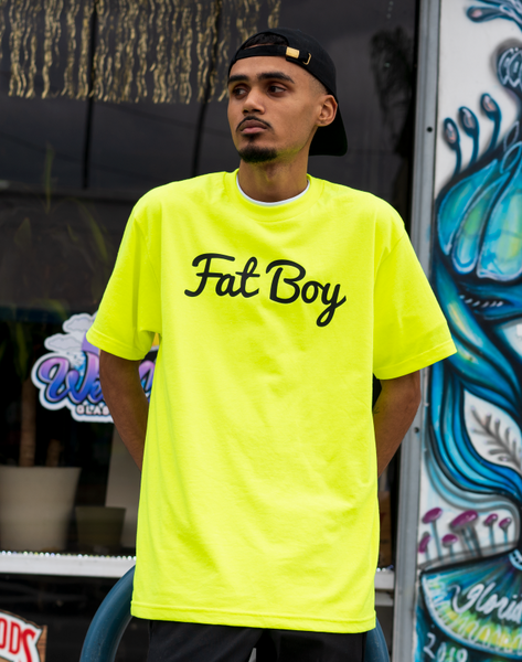 FaTBoy Tee Highlighter Yellow